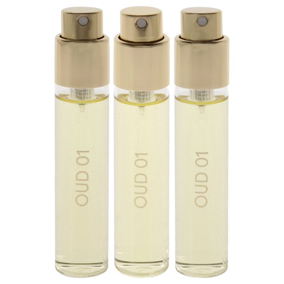 Oud 01 by Swiss Arabian for Unisex-3 Pc Mini Gift Set 3 x 1oz EDP Spray (Refill) - Picture 2 of 5